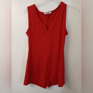NWOT Sexy Red Romper